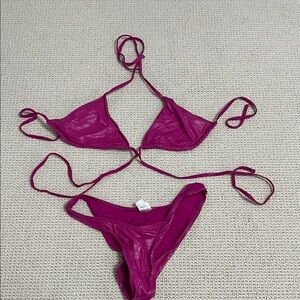 Wild Fable Vibrant Pink Bikini Set